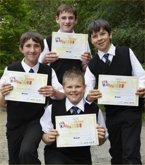 Photograph of Young Wick Team's Technology Project Wins Them Trip To USA