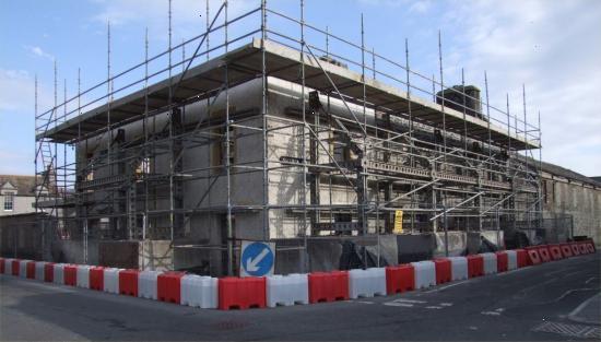Photograph of Development Project At Saltoun Street, Wick Well Under Way