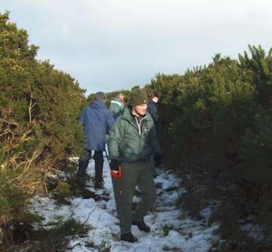 Photograph of Caithness Volunteers Clear Castletown Path