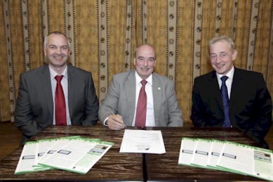Photograph of Concordat Signed For Caithness Mod 2010