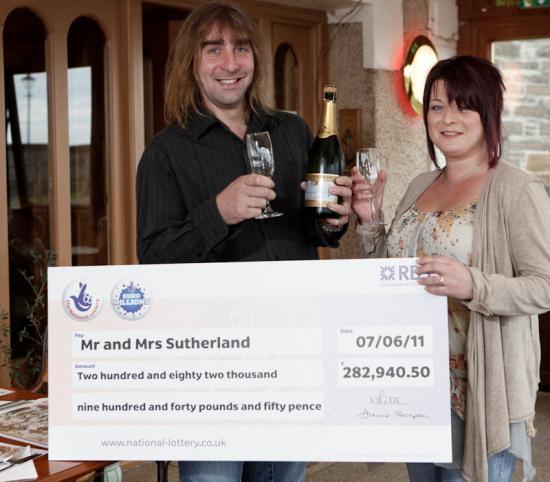 Photograph of Wick Couple Scoop £200k on EuroMillions