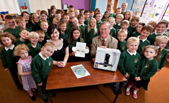 Photograph of Keiss Primary Get Prizes From New Community Benefit Fund