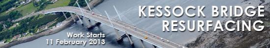Photograph of Kessock Bridge Resurfacing - Starts 11 February 2013