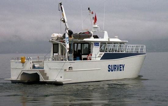 Photograph of Pentland Survey Work Now Underway