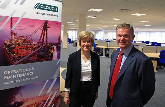 Photograph of International oil and gas company expanding to Scotland