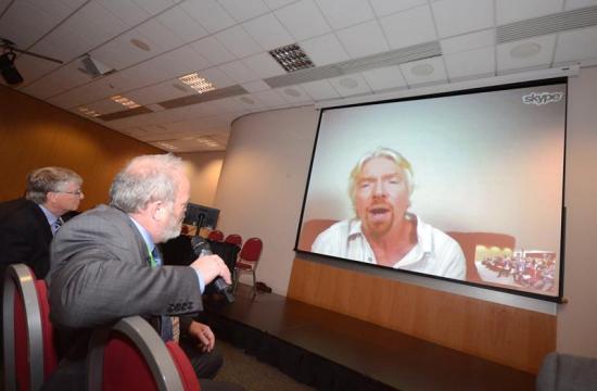 Photograph of Sir Richard Branson calls on Scottish Entrepreneurs to make the dreams for renewable energy a reality
