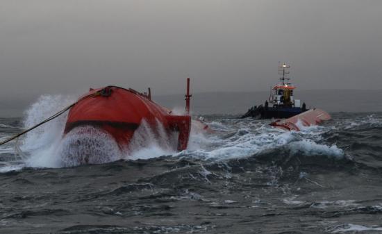 Photograph of New Test Programme At EMEC - Wave Energy Device Back For More Tests