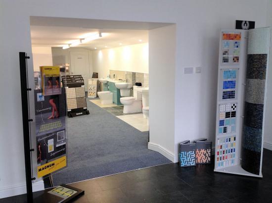 Photograph of New tile and bathroom shop opening in Wick on 2nd August